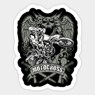 XTREME SKULL MOTOCROSS Sticker